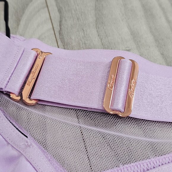 NWT Honey Birdette Jerry Lilac Satin Panty Brief Size XS - Picture 6 of 6